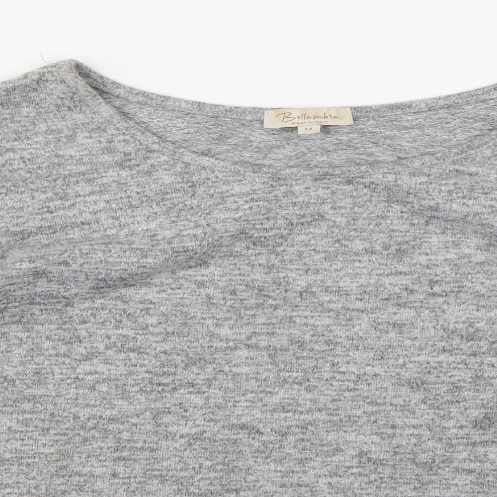 Bellambia Womens Grey  Knit Pullover Jumper Size M  - Flared Sleeves