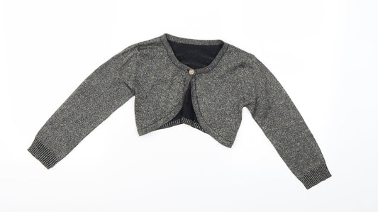 Nutmeg Girls Blue  Knit Shrug Jumper Size 5-6 Years