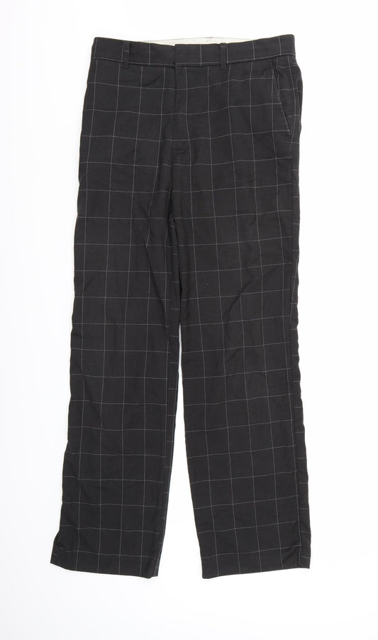 Weekday Mens Grey Check  Trousers   L29 in