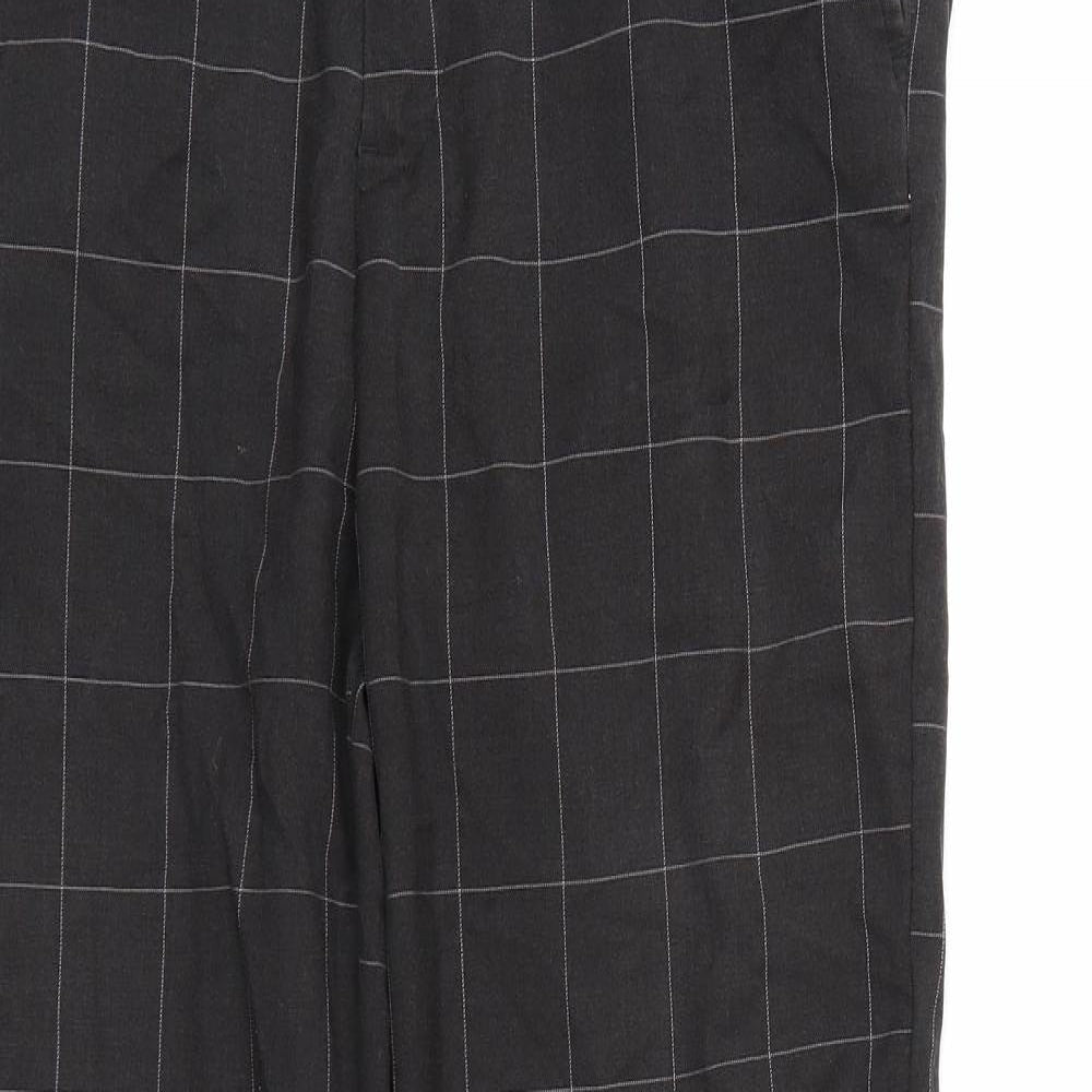 Weekday Mens Grey Check  Trousers   L29 in