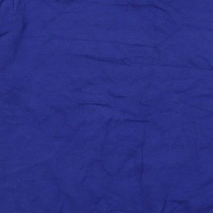 Brand and care label for Lee Cooper women’s blue knit jumper, size L