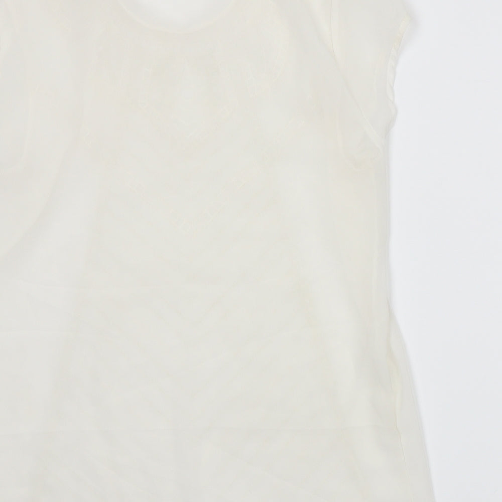 En Garde Womens White   Basic T-Shirt Size M