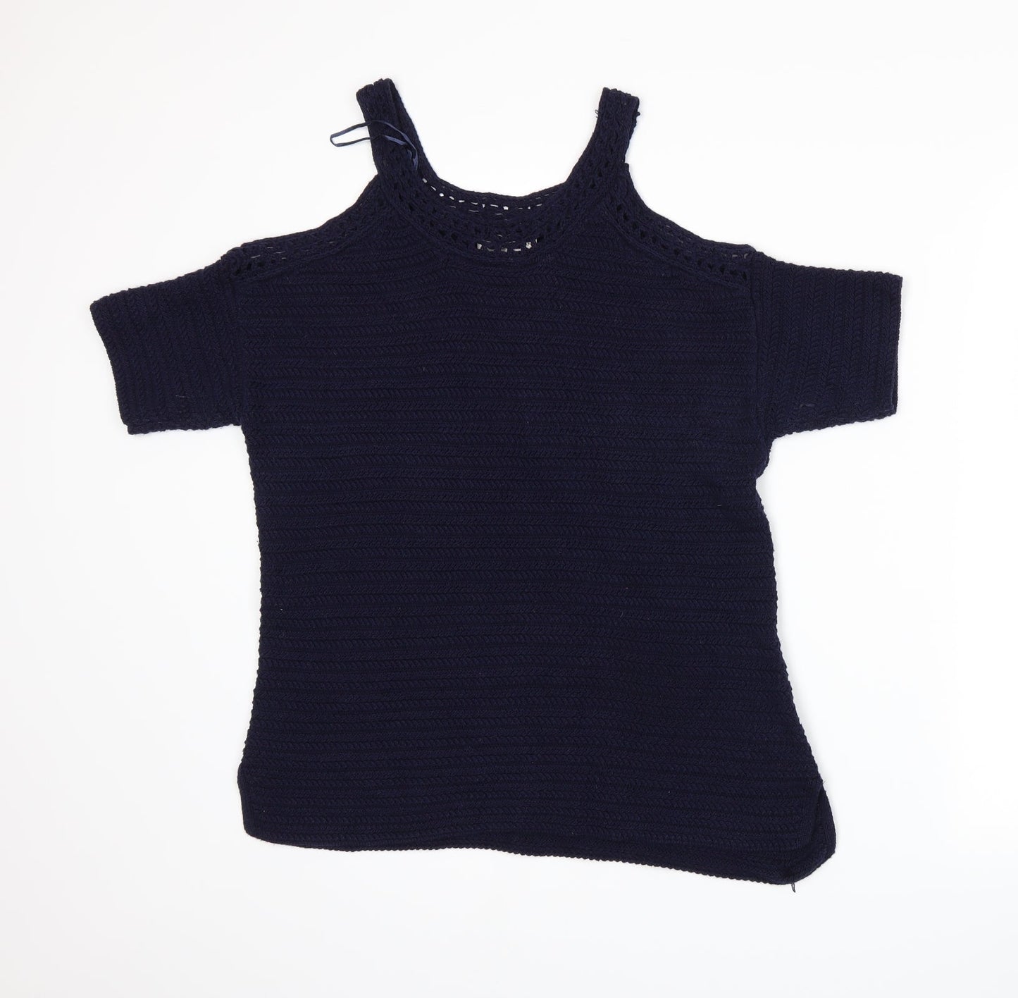F&F Womens Blue  Knit Pullover Jumper Size 6