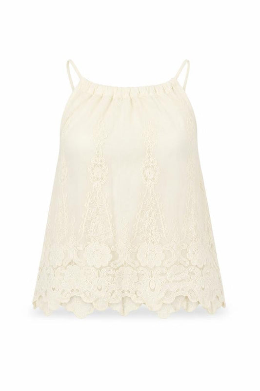 New Look Womens Beige   Camisole Tank Size 8