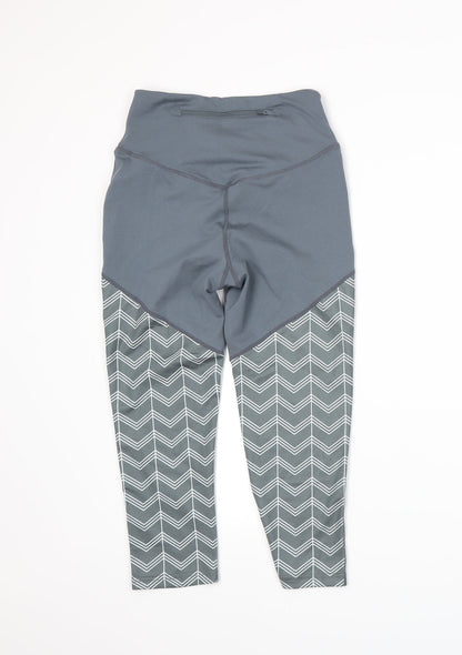 Back view of TCA women’s grey athletic shorts, size XS