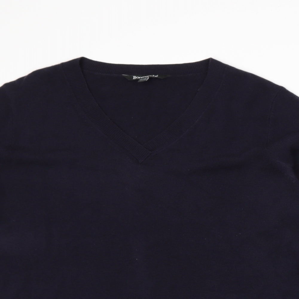 Bonmarché Womens Blue  Knit Pullover Jumper Size XL