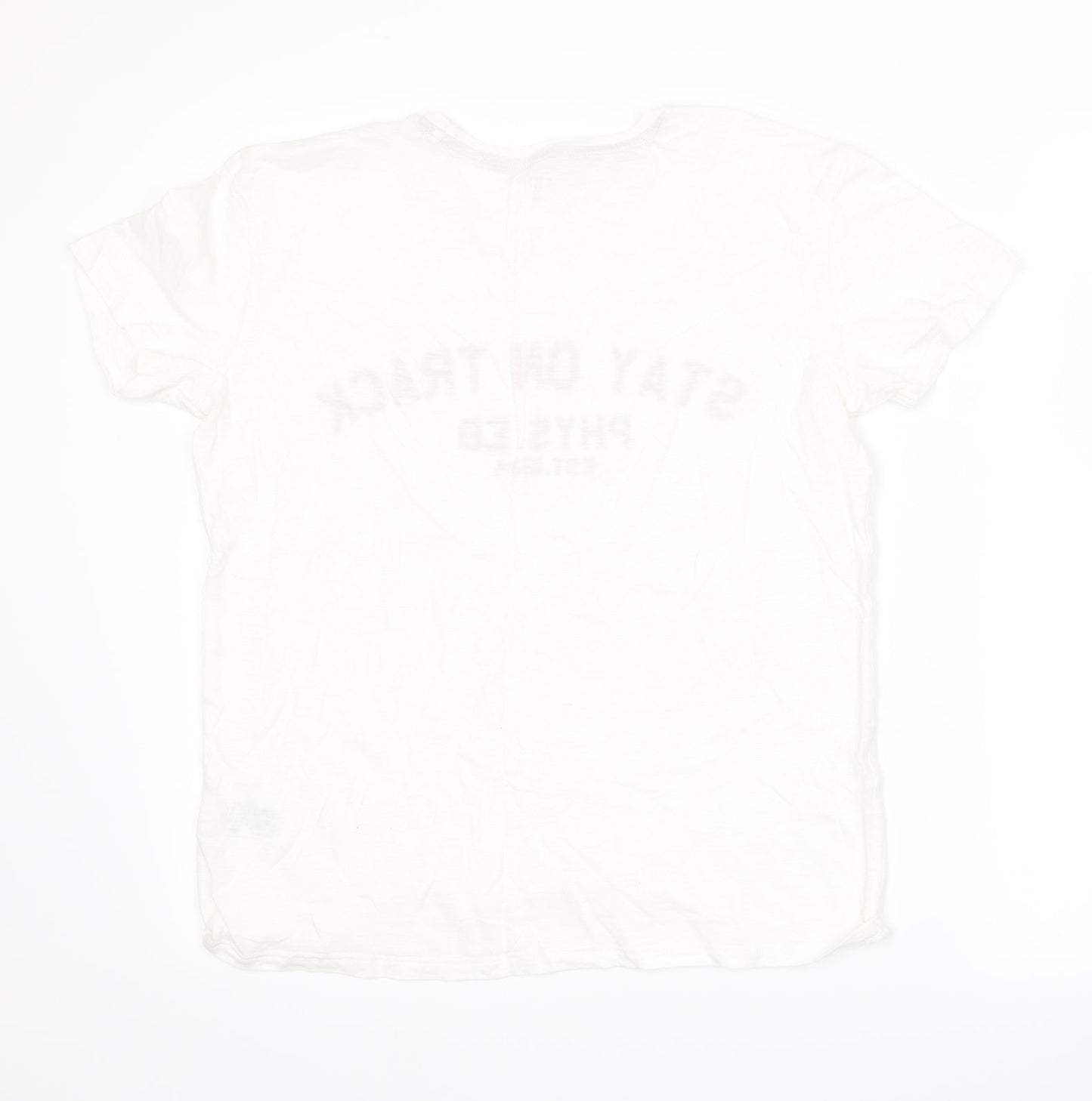 Marks and Spencer Womens White   Basic T-Shirt Size 12