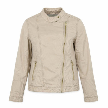 Front view of F&F women’s brown jacket, size UK 12