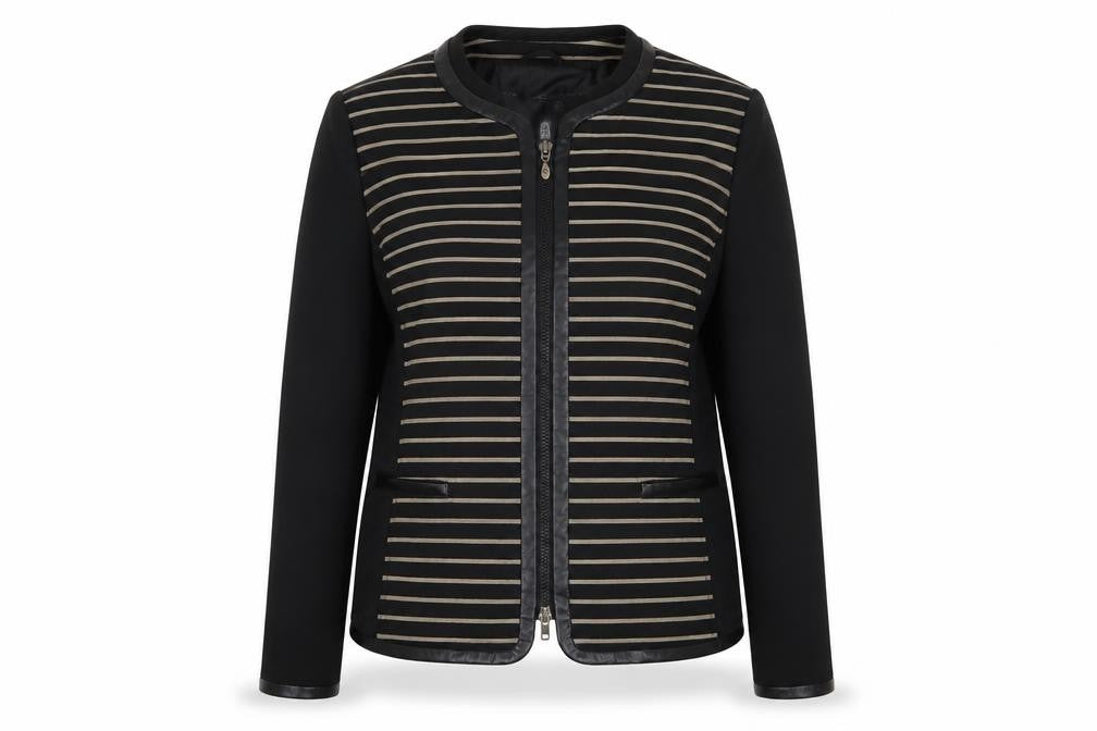 Bianca Womens Black   Jacket  Size 14