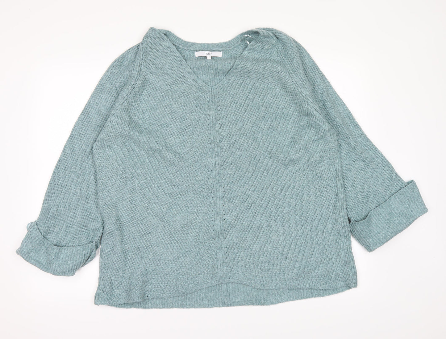 NEXT Womens Blue   Pullover Jumper Size L