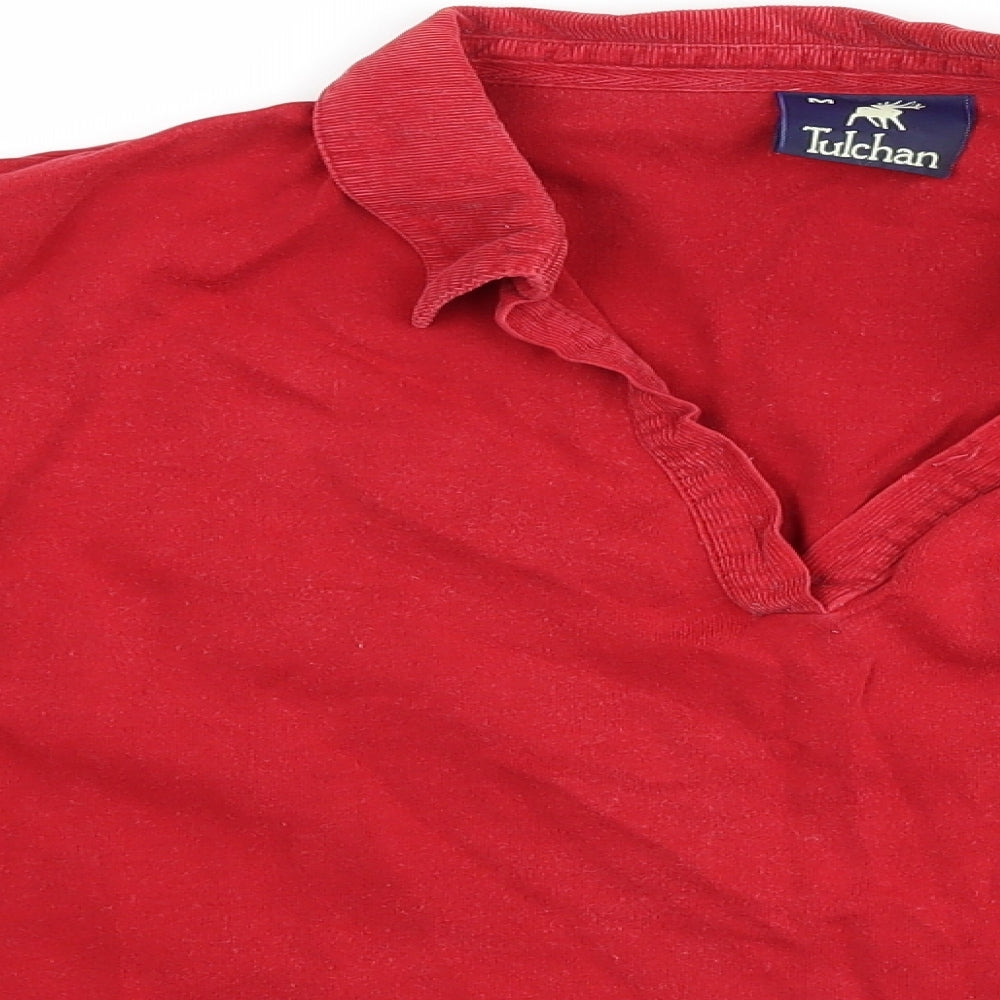 Tulchan Womens Red   Pullover Sweatshirt Size M