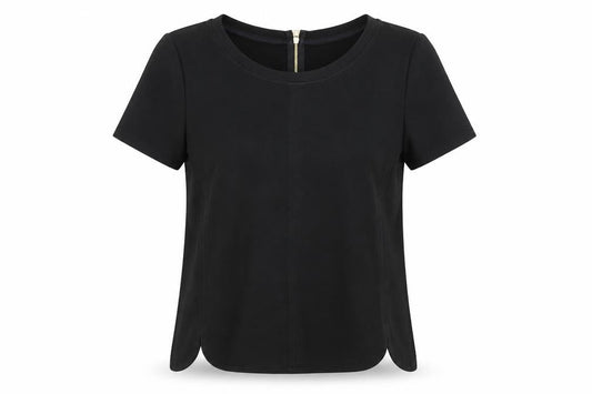 New Look Womens Black   Basic T-Shirt Size 8