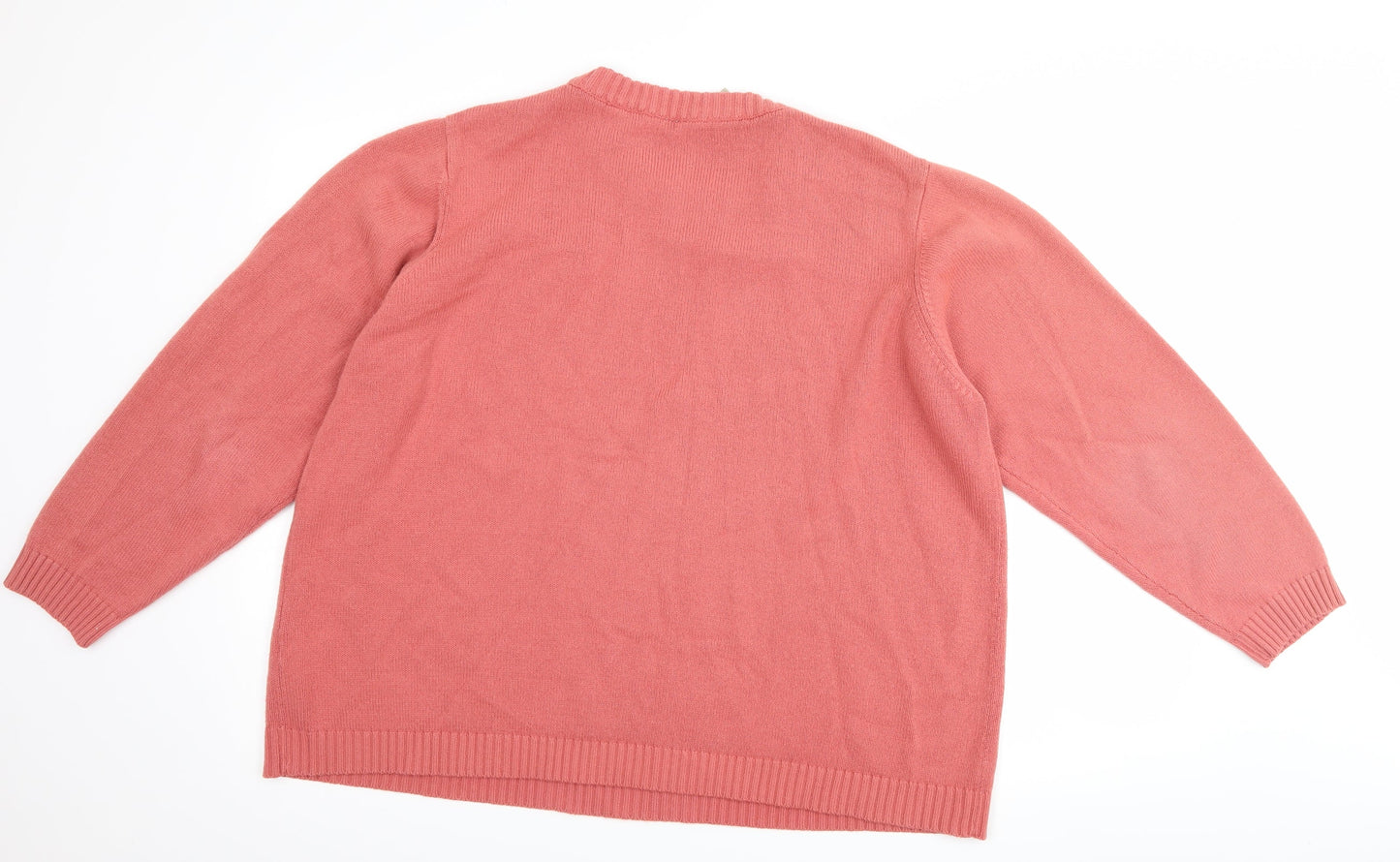 Anthology Womens Pink   Pullover Jumper Size 24