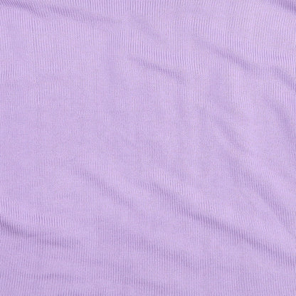 Brand and care label for happit women’s purple jumper, size UK 18