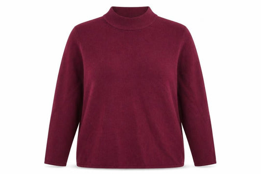 Front view of Bonmarché women’s purple jumper, size XL