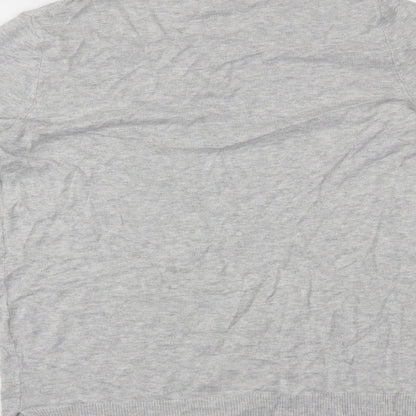 Brand and care label for Next women’s grey jumper, size UK 8