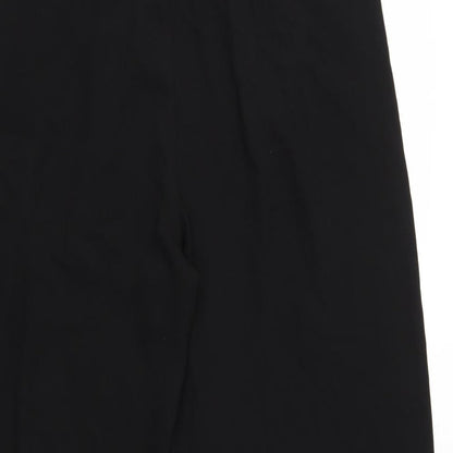 Brand and care label for Desires women’s black trousers, size UK 14, 28-inch leg