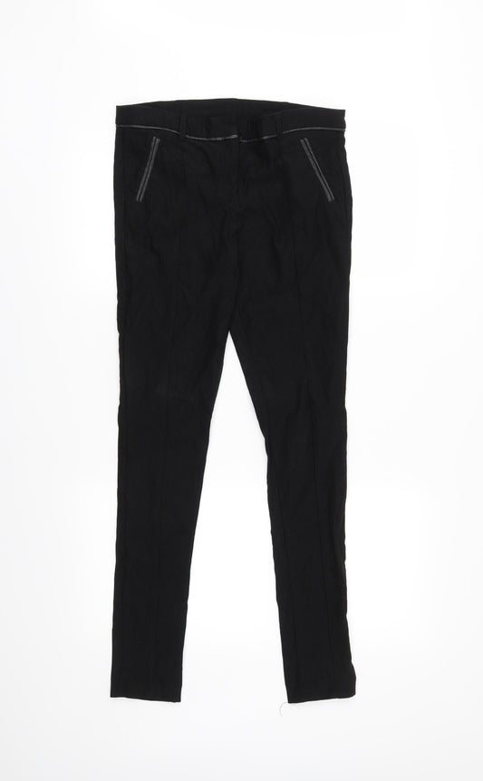 Dorothy Perkins Womens Black   Trousers  Size 12 L29 in