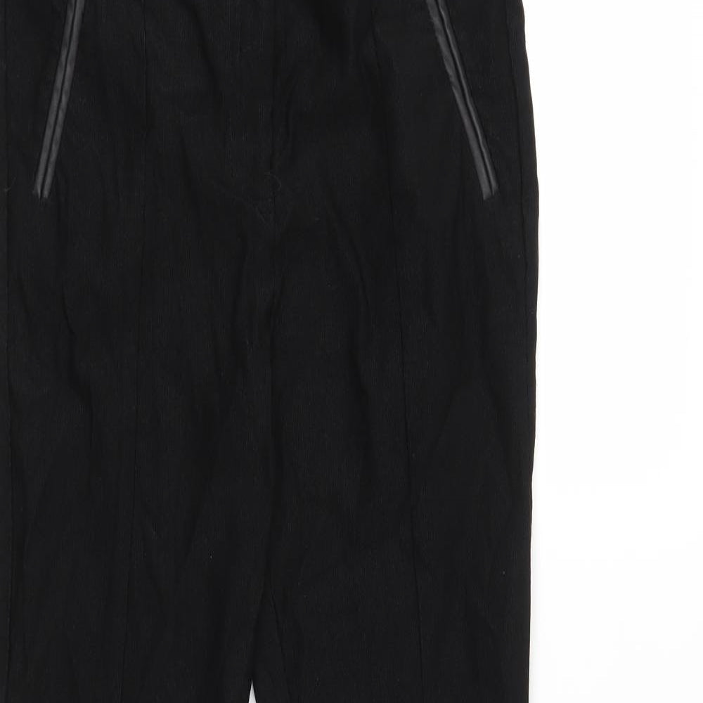 Dorothy Perkins Womens Black   Trousers  Size 12 L29 in