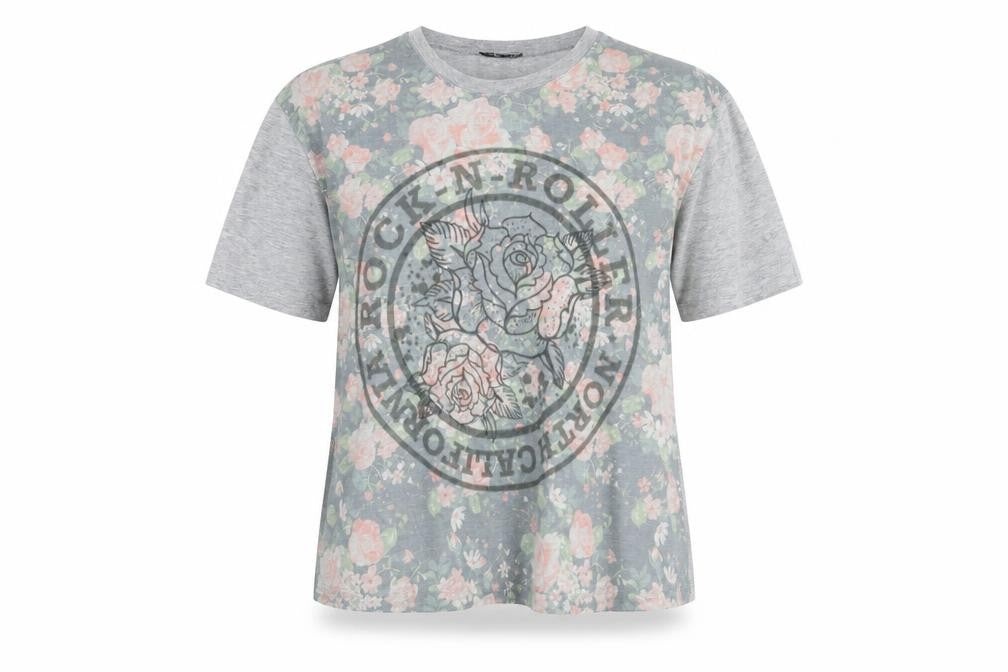 Atmosphere Womens Grey   Basic T-Shirt Size 8