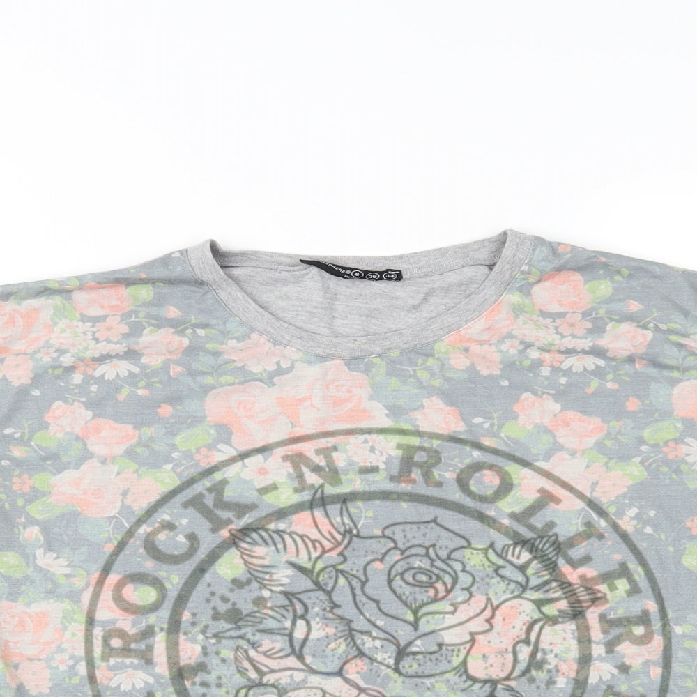 Atmosphere Womens Grey   Basic T-Shirt Size 8