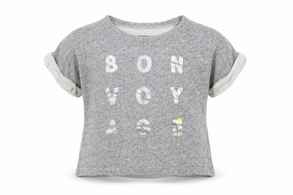 Front view of Gap girls’ grey jumper, size 3-4, years