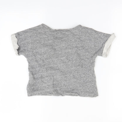 Back view of Gap girls’ grey jumper, size 3-4, years