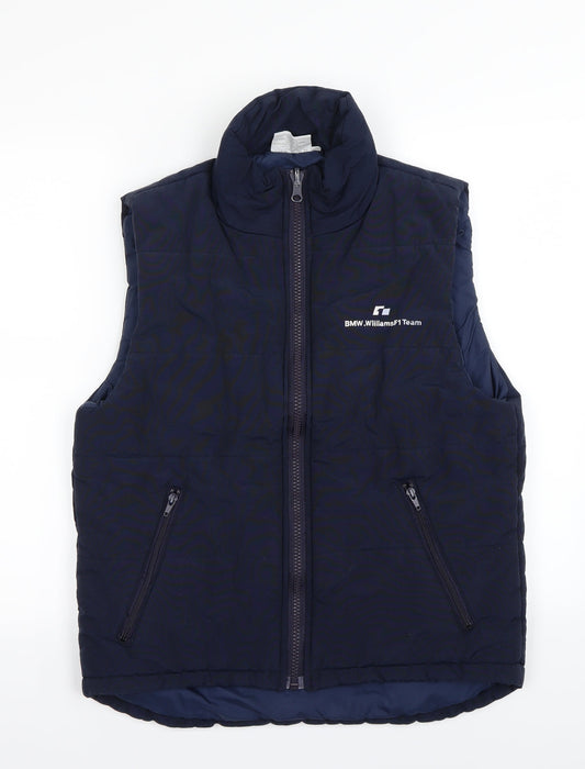 cyrk Womens Blue   Gilet Coat Size S