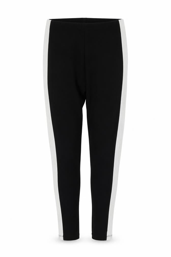 H&M Womens Black Striped  Harem Leggings Size XS L28 in