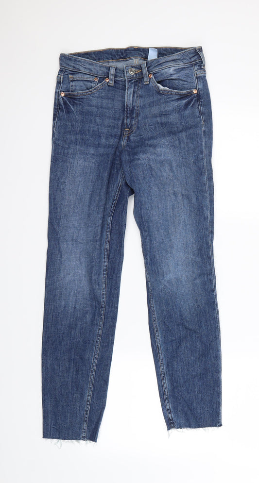 H&M Womens Blue   Skinny Jeans Size 6 L27 in