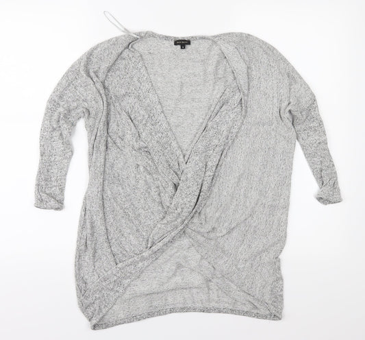 River Island Womens Grey  Knit Pullover Jumper Size 6