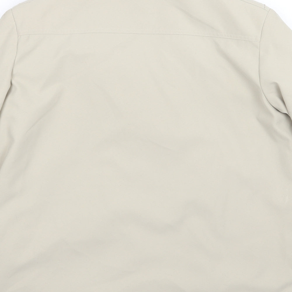 Finesse Womens Beige   Overcoat Coat Size 10