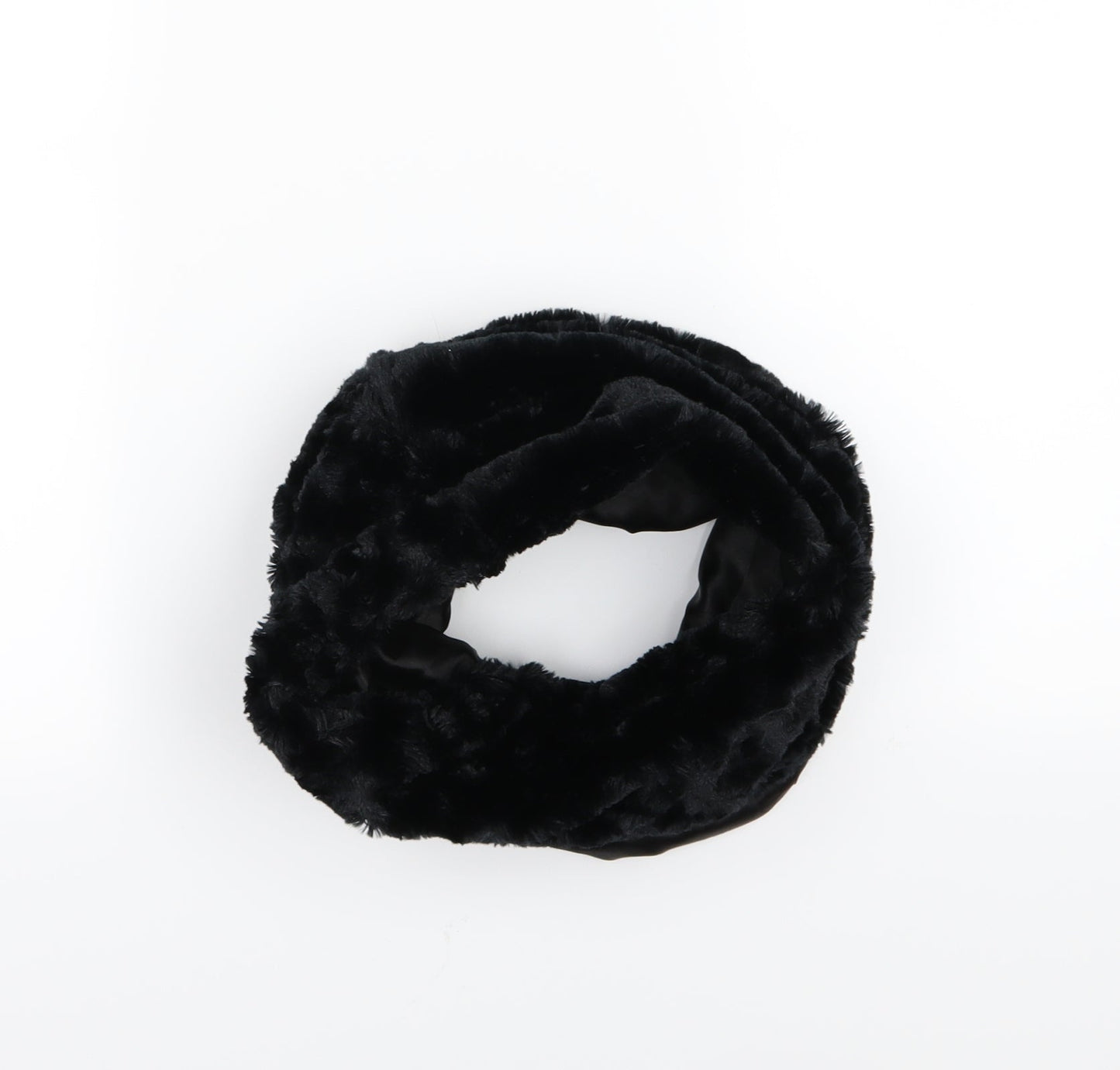 Preworn Womens Black    Scarf   - Snood