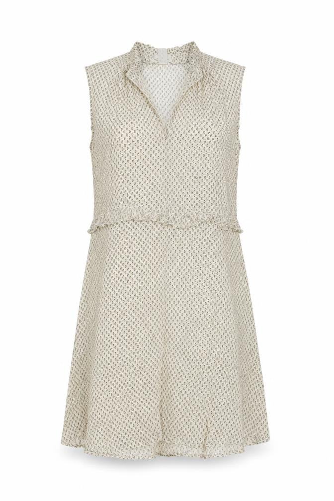 H&M Womens Beige Geometric  Mini  Size 12