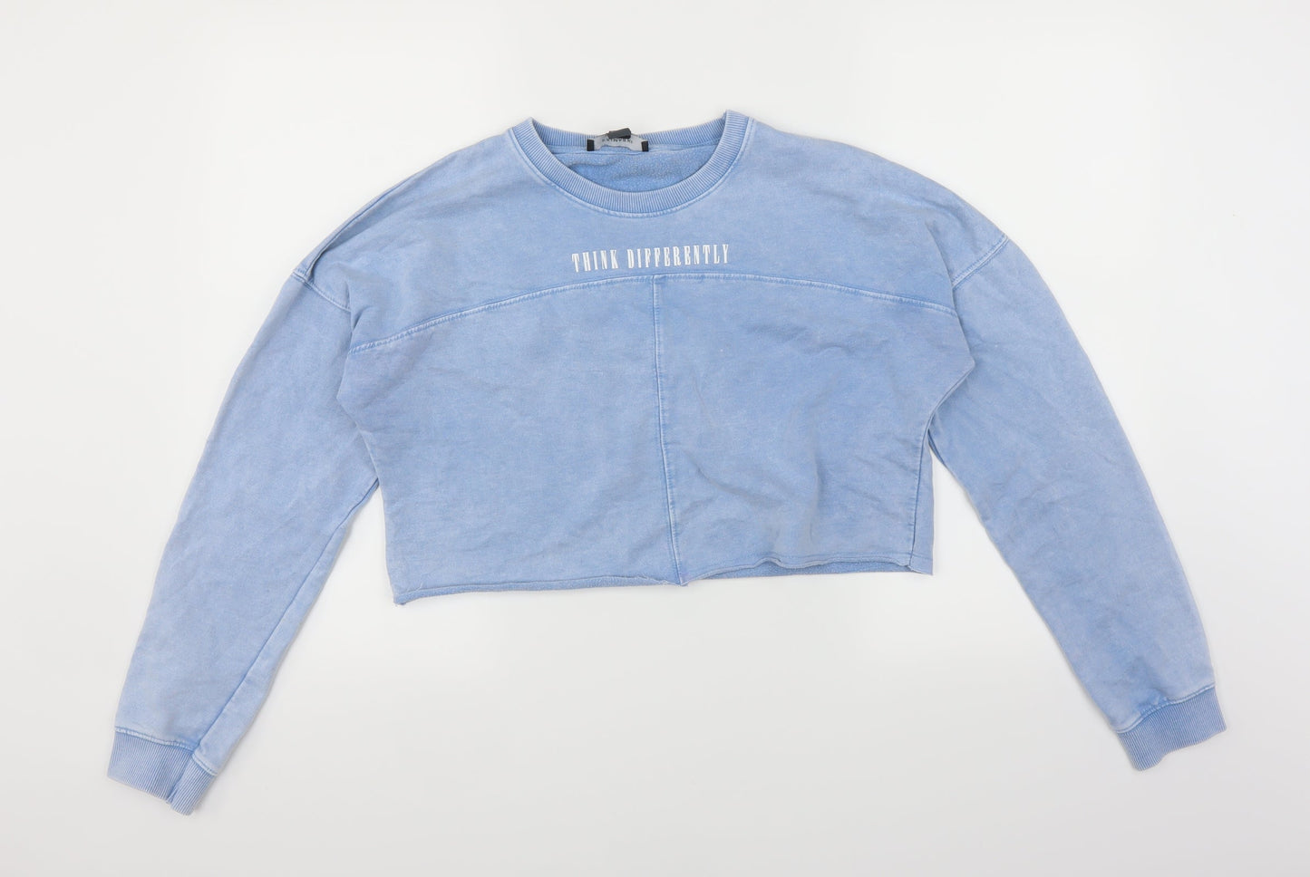 Primark Womens Purple   Pullover Sweatshirt Size XS  - CROPPED