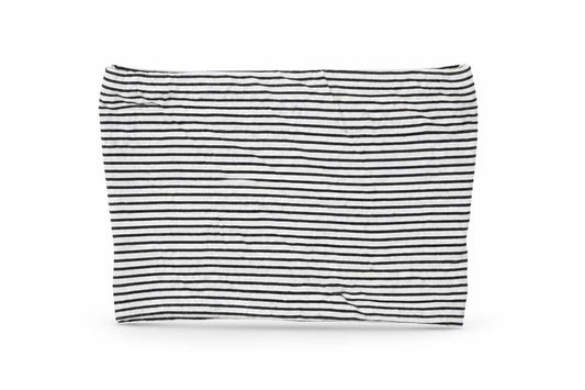 Primark Womens Black Striped  Cropped T-Shirt Size XS