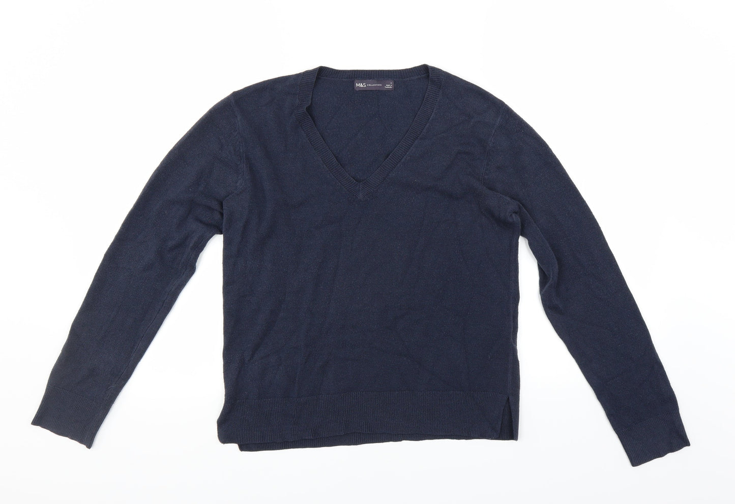 Marks and Spencer Womens Blue   Pullover Jumper Size 8