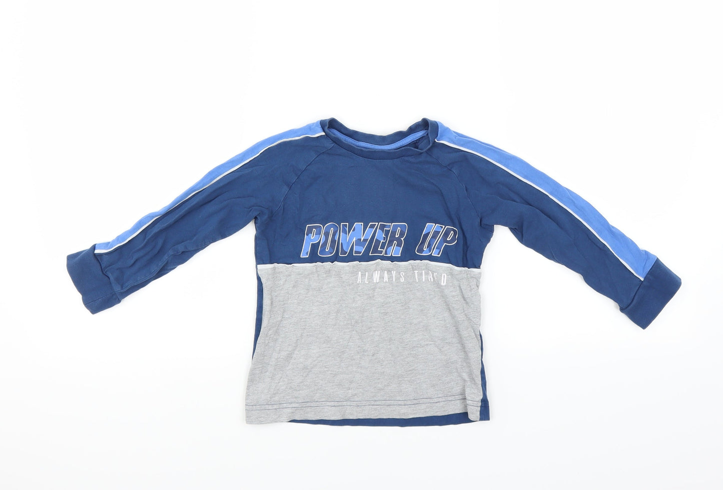 Matalan Boys Blue   Basic T-Shirt Size 5 Years