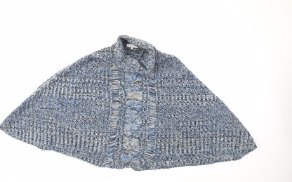 Additional front view of Red Herring women’s blue knit jumper, size L