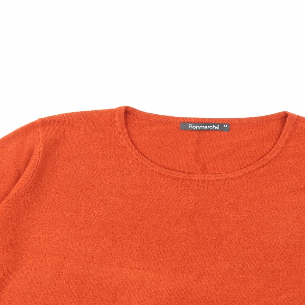 Bonmarché Womens Orange   Pullover Jumper Size M