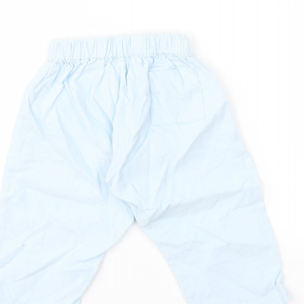 rose & bleu Baby Blue  Corduroy  Trousers Size 12 Months