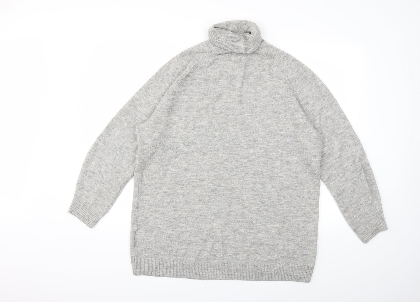 H&M Womens Grey  Knit Pullover Jumper Size M
