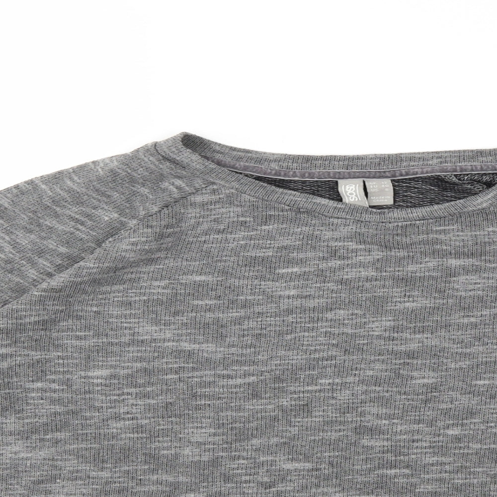 ASOS Womens Grey  Knit Pullover Jumper Size 12