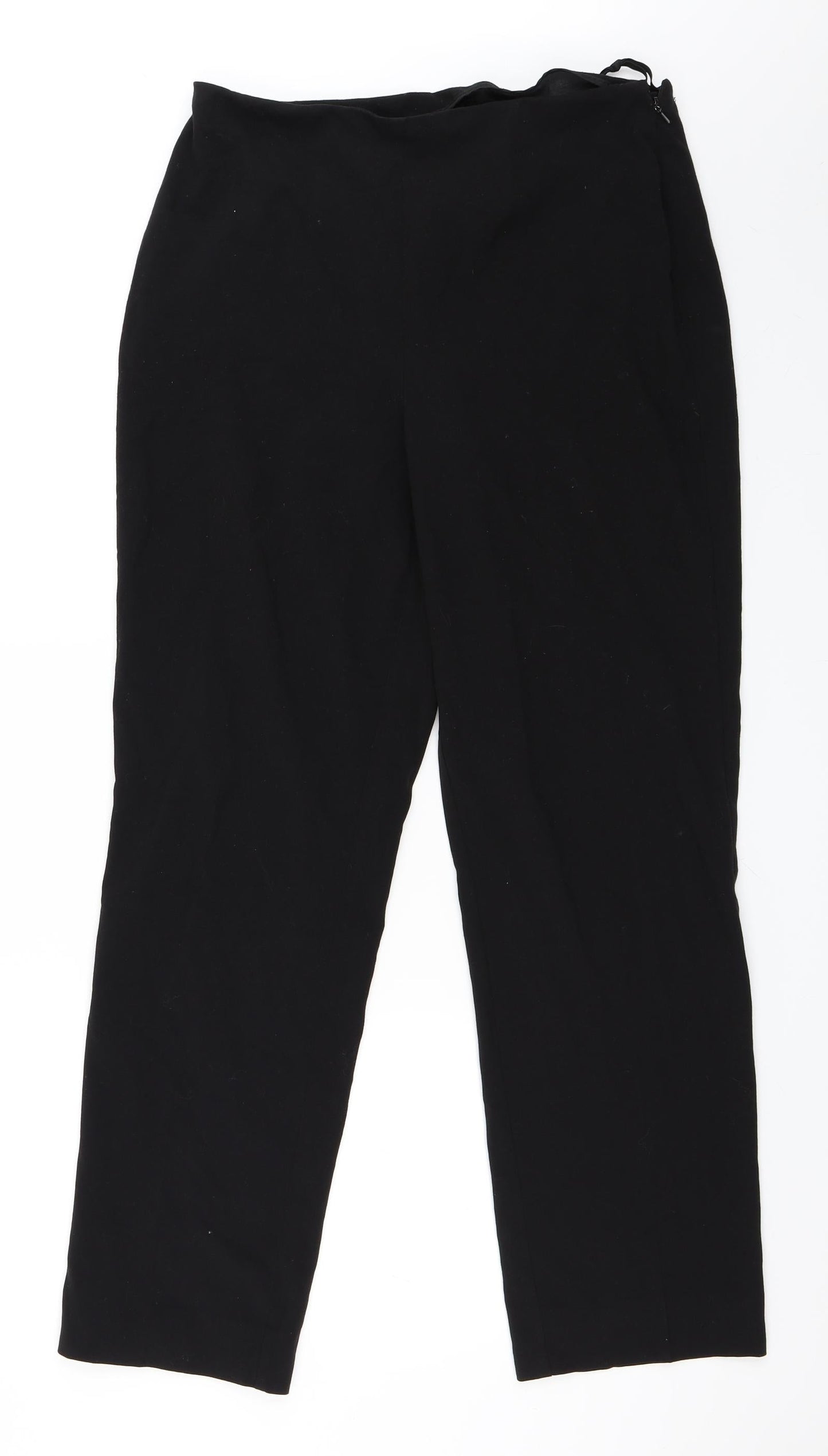 Marks and Spencer Womens Black   Trousers  Size 14 L30.5 in