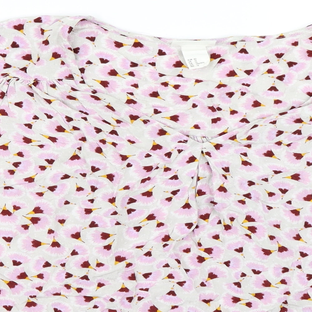 H&M Womens Purple   Basic Blouse Size 42