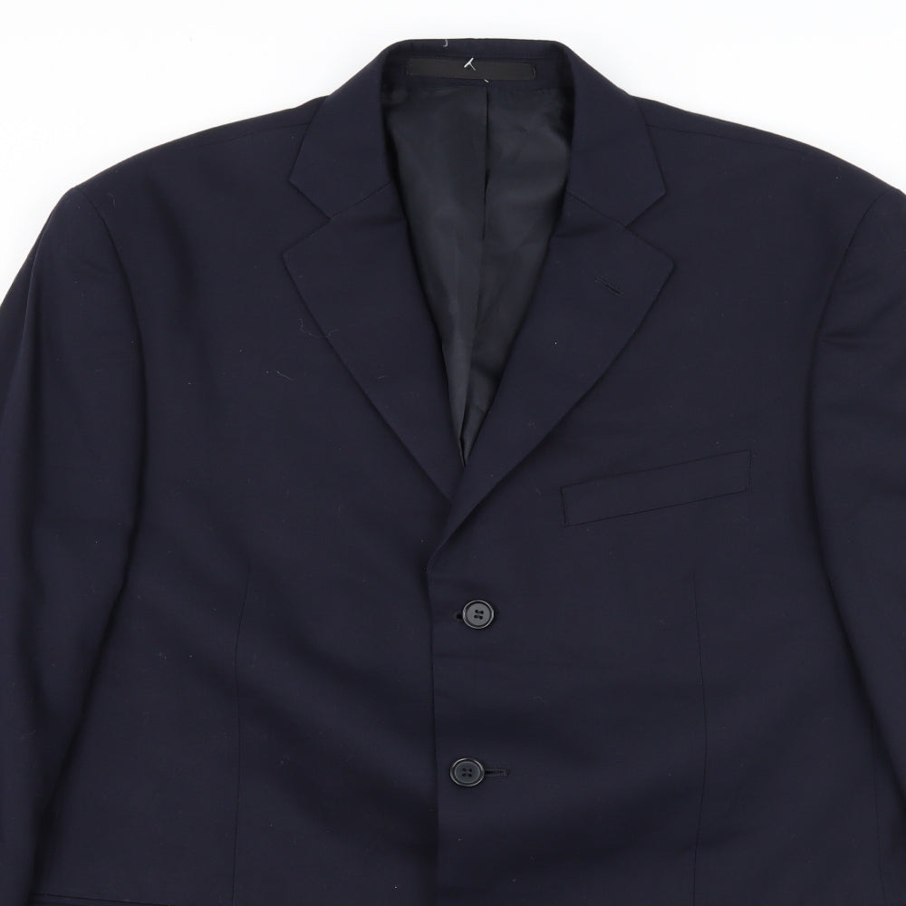 Marks and Spencer Mens Blue   Jacket Suit Jacket Size L