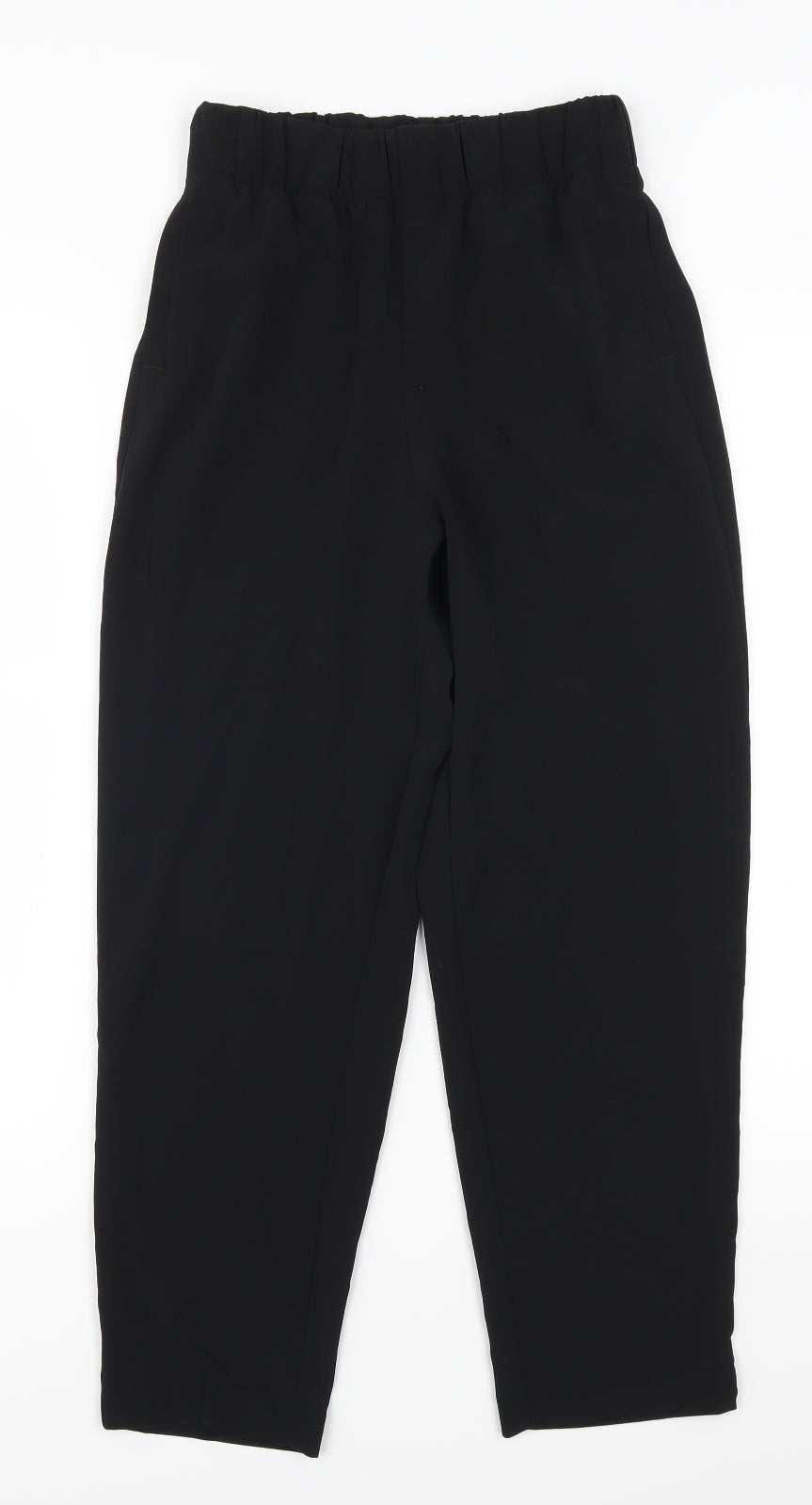 Preworn Womens Black   Trousers  Size 24 in L25 in