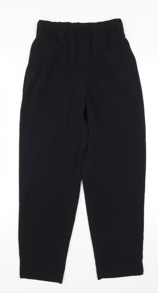 Preworn Womens Black   Trousers  Size 24 in L25 in