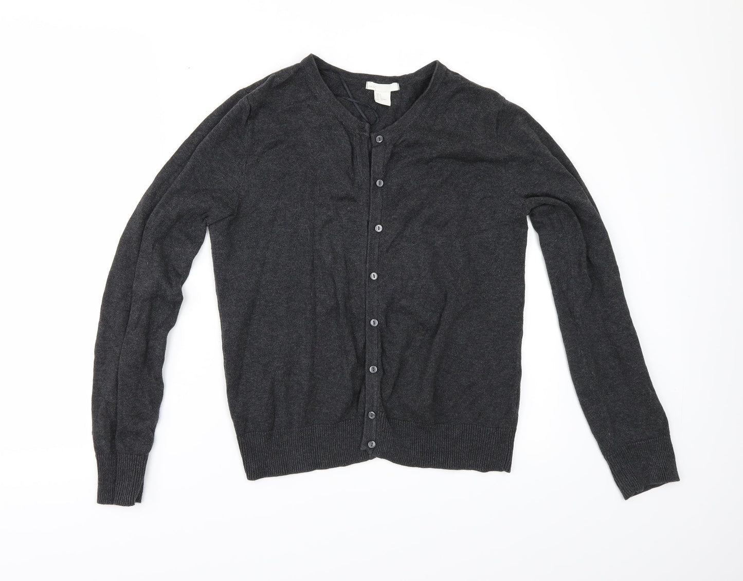 H&M Womens Grey   Cardigan Jumper Size S