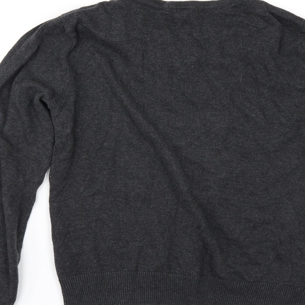 H&M Womens Grey   Cardigan Jumper Size S